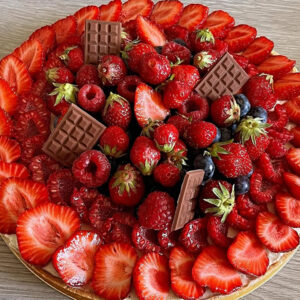 Tarte aux fruits rouges