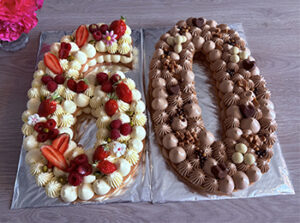 Number cake double recette vanille chocolat