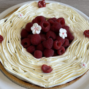 Tarte framboise/chantilly